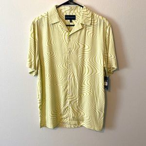 No Boundaries Print Button Front Resort Shirt with Short Sleeves